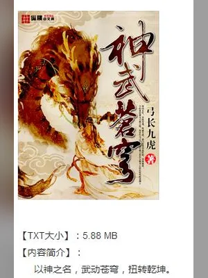 神武苍穹(校对版全本) 封面